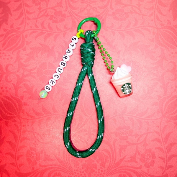 Colgante “Starbucks” verde